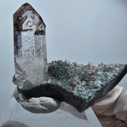 Starburst Quartz with Hematite on Matrix Streep Mine Goboboseb, Namibia 44*32*19mm #12593