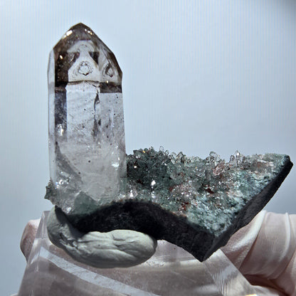 Starburst Quartz with Hematite on Matrix Streep Mine Goboboseb, Namibia 44*32*19mm #12593