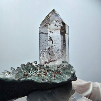 Starburst Quartz with Hematite on Matrix Streep Mine Goboboseb, Namibia 44*32*19mm #12593