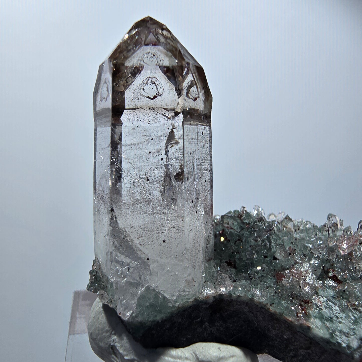 Starburst Quartz with Hematite on Matrix Streep Mine Goboboseb, Namibia 44*32*19mm #12593