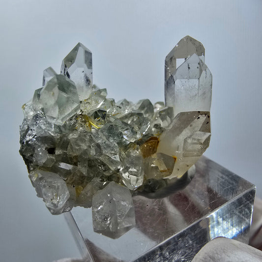 Starburst Quartz with Chlorite on Matrix Streep Mine Goboboseb, Namibia 33*33*23mm #12594