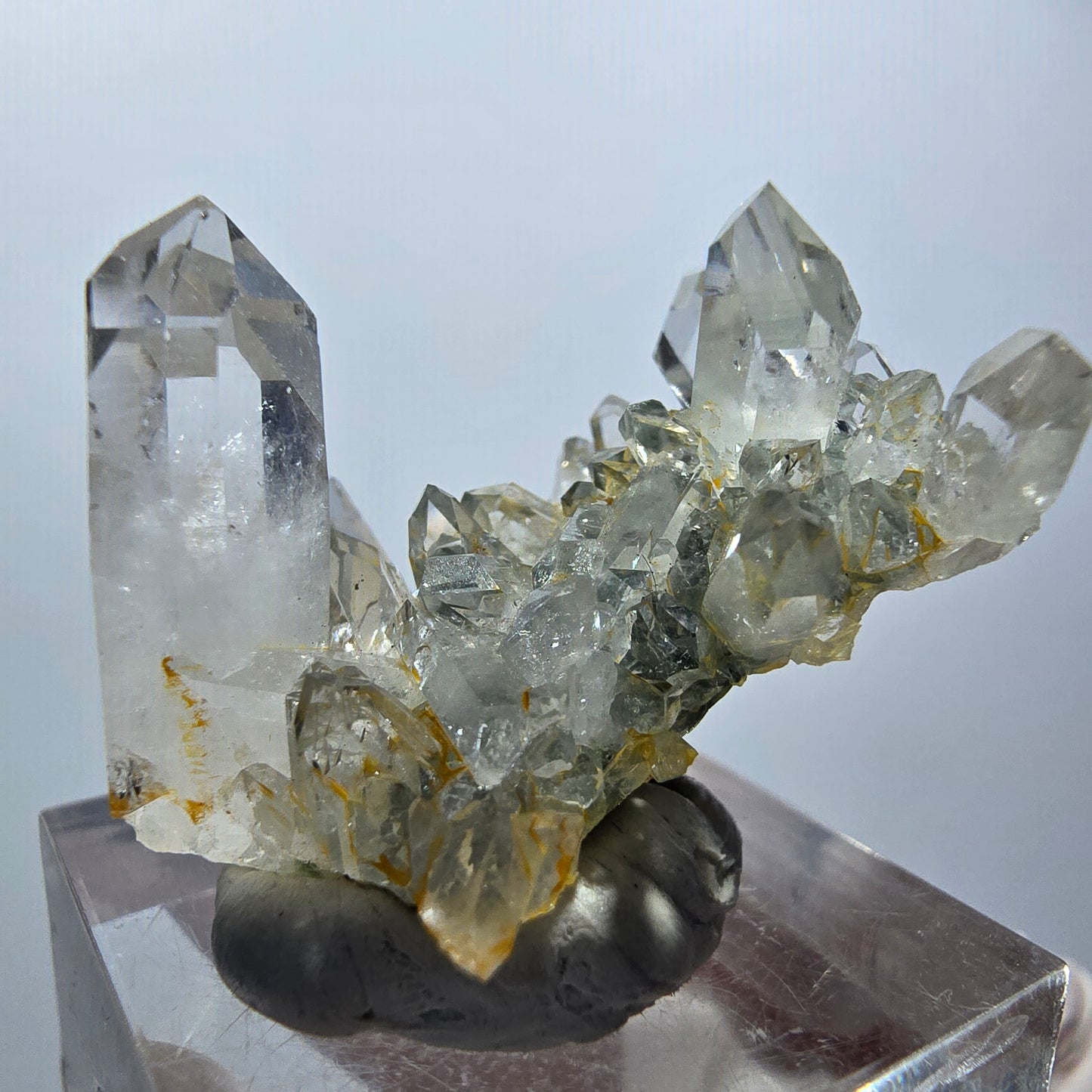 Starburst Quartz with Chlorite on Matrix Streep Mine Goboboseb, Namibia 33*33*23mm #12594
