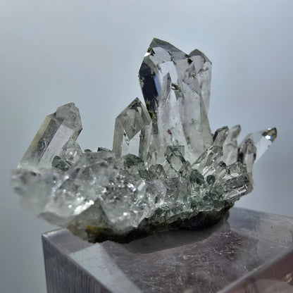 Starburst Quarz mit Hämatit, Epidot, Chlorit auf Matrix Streep Mine Namibia 38*24*25mm #12595