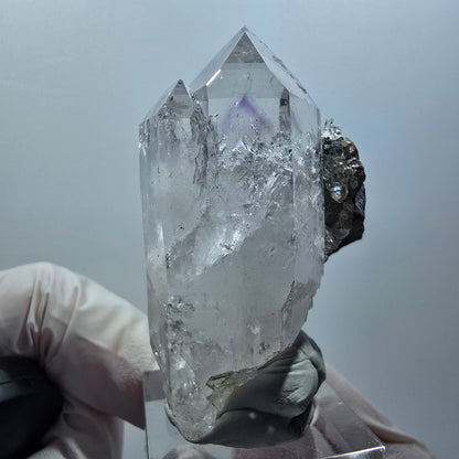 Améthyste fantôme Enhydro, Quartz "Starburst", Chlorite, Matrice Streep Mine, Namibie 56*42*26mm #12602