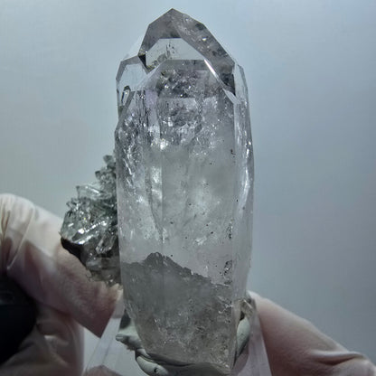 Améthyste fantôme Enhydro, Quartz "Starburst", Chlorite, Matrice Streep Mine, Namibie 56*42*26mm #12602