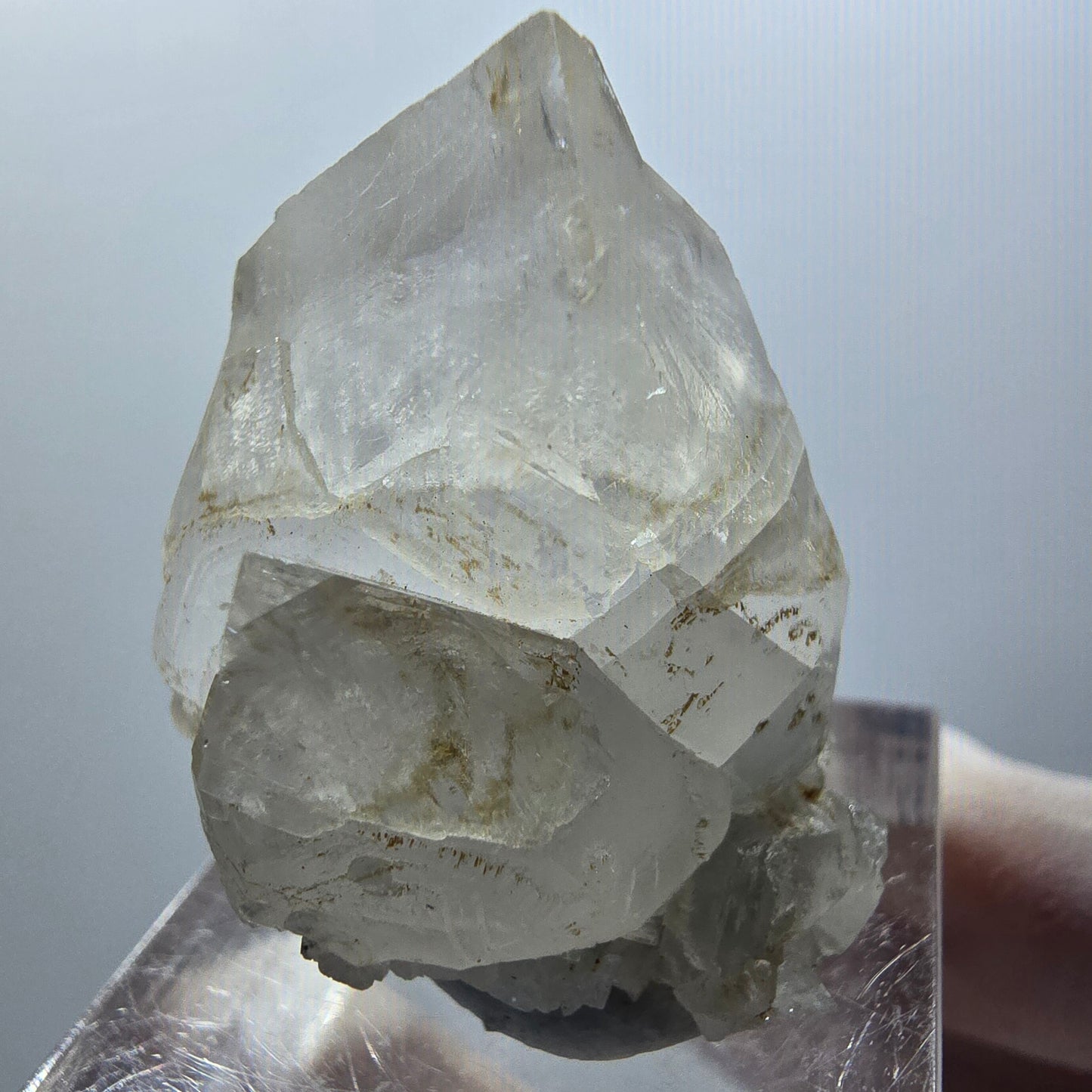 Rare Calcite Cube on Matrix Specimen Streep Mine Goboboseb Namibia 28*27*24mm #12610