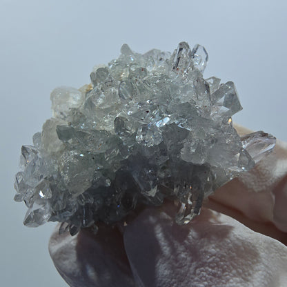Starburst Quartz with Hematite, Calcite on Matrix Streep Mine Goboboseb, Namibia 39*31*27mm #12614