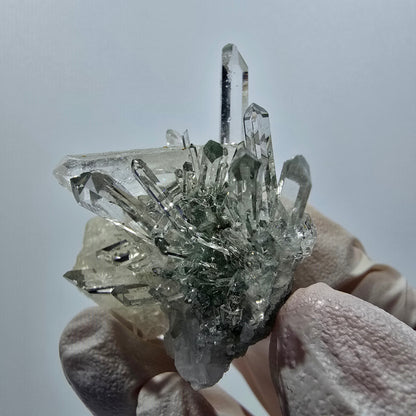 Starburst Quartz with Calcite, Chlorite on Matrix Streep Mine Goboboseb, Namibia 54*47*31mm #12616