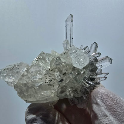 Starburst Quartz with Calcite, Chlorite on Matrix Streep Mine Goboboseb, Namibia 54*47*31mm #12616
