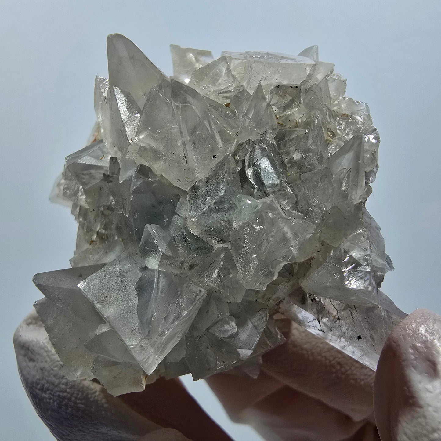 Seltene Calcit mit Quarz auf Matrix Streep Mine Goboboseb, Namibia 54*40*33mm #12621