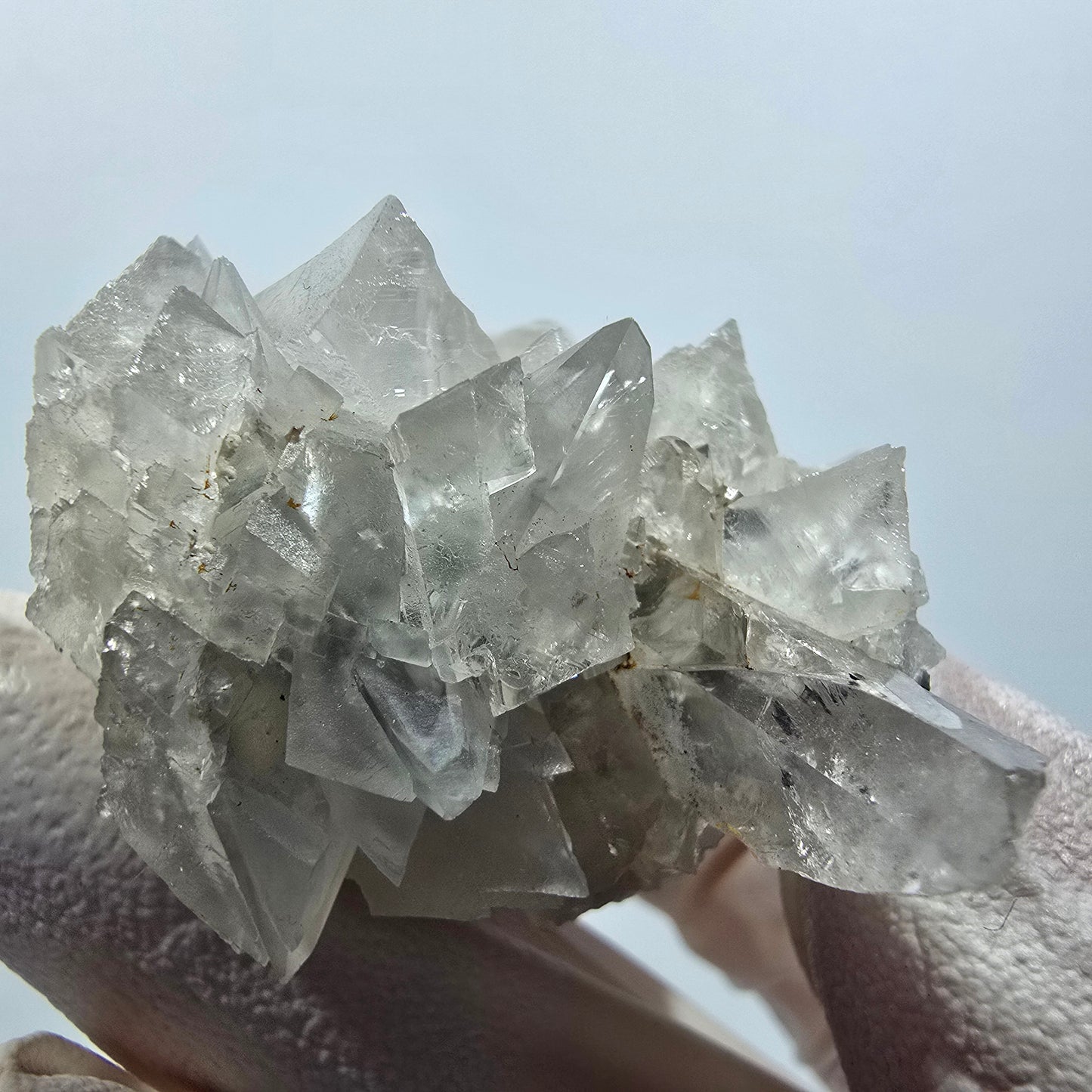 Seltene Calcit mit Quarz auf Matrix Streep Mine Goboboseb, Namibia 54*40*33mm #12621