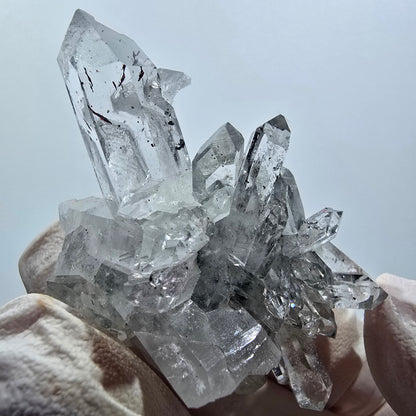 Quartz Harlequin Stellate avec Hématite sur Matrice Mine Streep Goboboseb, Namibie 52*38*18mm #12623