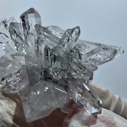 Quartz Harlequin Stellate avec Hématite sur Matrice Mine Streep Goboboseb, Namibie 52*38*18mm #12623