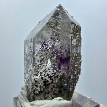 Phantom Amethyst with Analcime, Chlorite Streep Mine Goboboseb, Namibia 45*26*24mm #12627