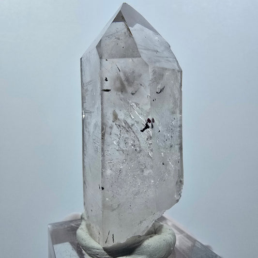 Enhydro Harlekin Skelett Phantom Rauchquarz, 1x Blase Streep Mine Namibia 50*24*18mm #12631