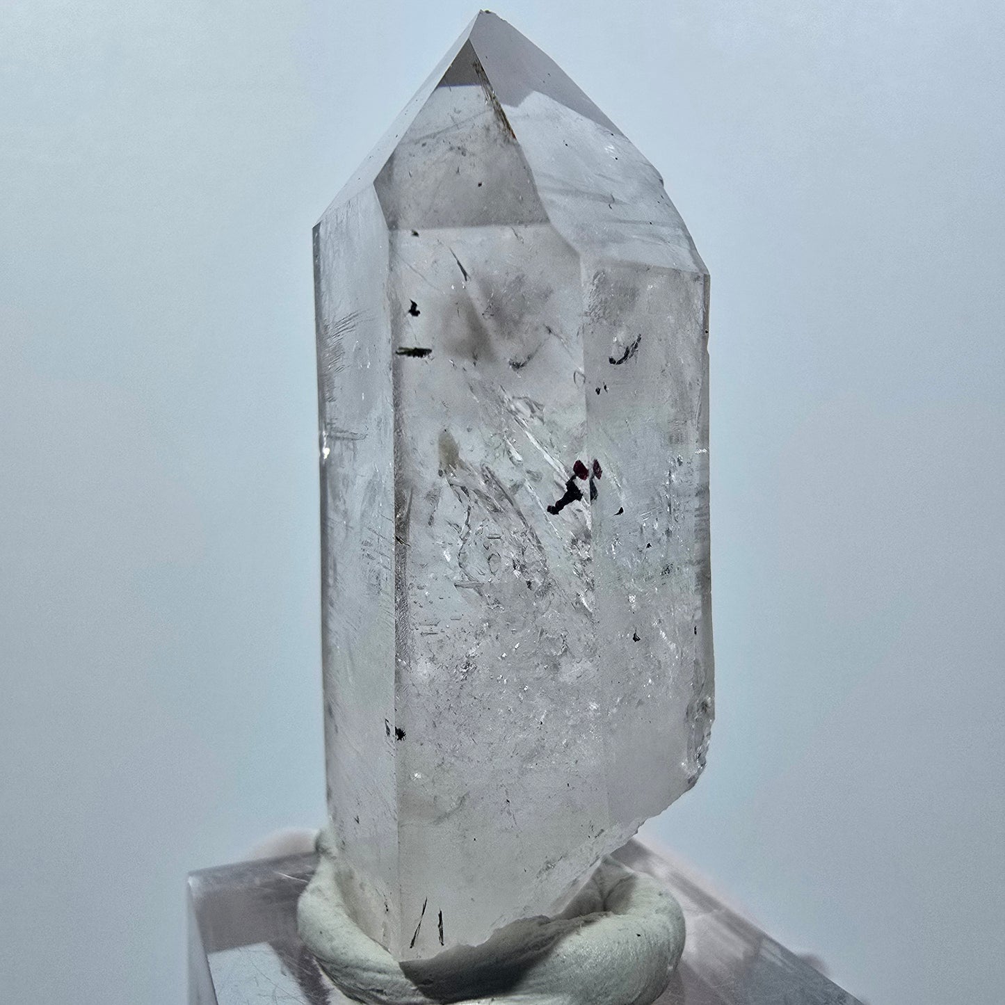 Enhydro Harlequin Skeleton Phantom Smoky Quartz, 1x Bubble Streep Mine Namibia 50*24*18mm #12631