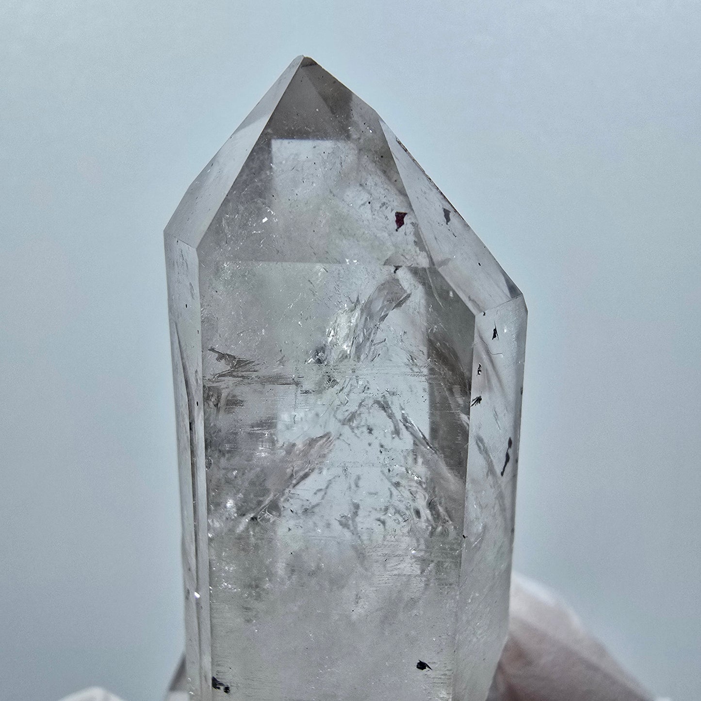 Enhydro Harlequin Skeleton Phantom Smoky Quartz, 1x Bubble Streep Mine Namibia 50*24*18mm #12631