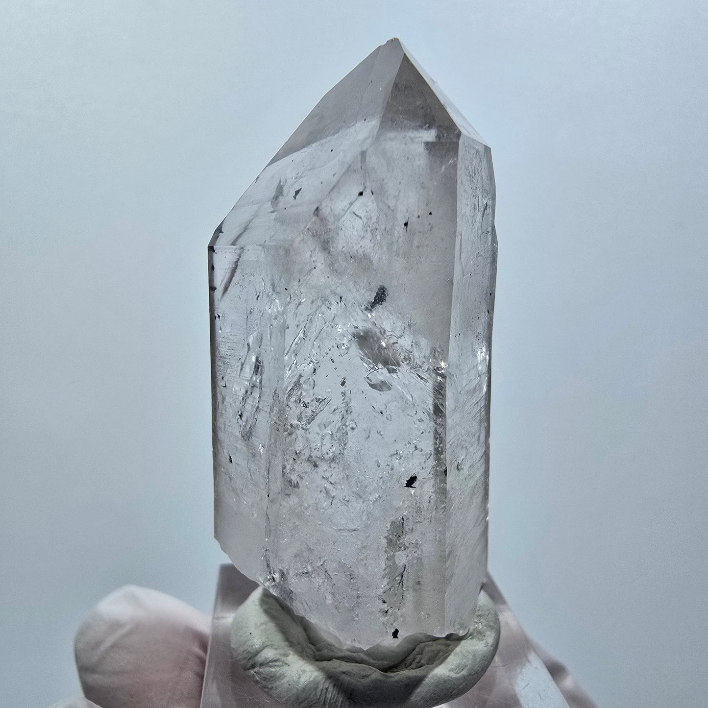 Enhydro Harlequin Skeleton Phantom Smoky Quartz, 1x Bubble Streep Mine Namibia 50*24*18mm #12631