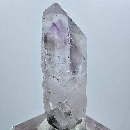 Fantôme Squelette Améthyste, Pointe de Chlorite Mine Streep Goboboseb, Namibie 46*16*14mm #12632