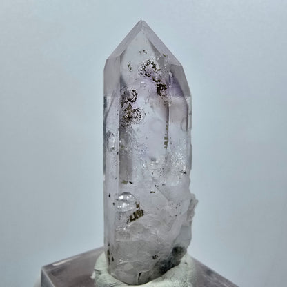 Fantôme Squelette Améthyste, Pointe de Chlorite Mine Streep Goboboseb, Namibie 46*16*14mm #12632