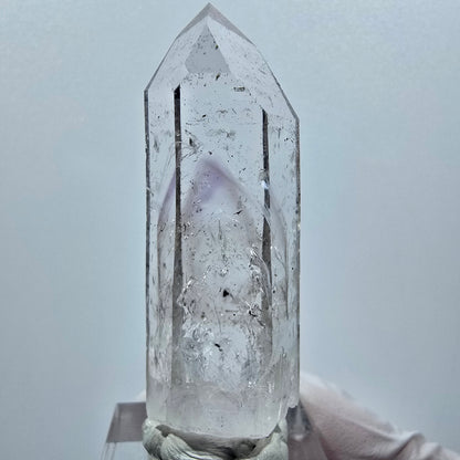 Lemurian Phantom Amethyst with Epidote Streep Mine Goboboseb, Namibia 55*19*14mm #12634