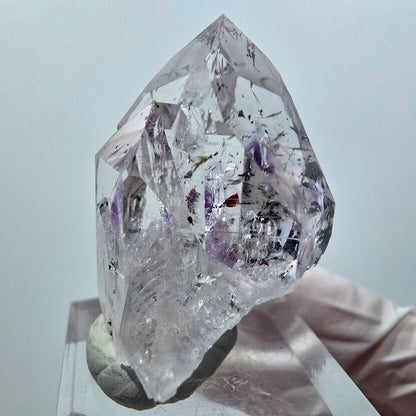 Harlekin Skelett Phantom Amethyst, Epidot Spitze Streep Mine Goboboseb, Namibia 37*29*20mm #12636