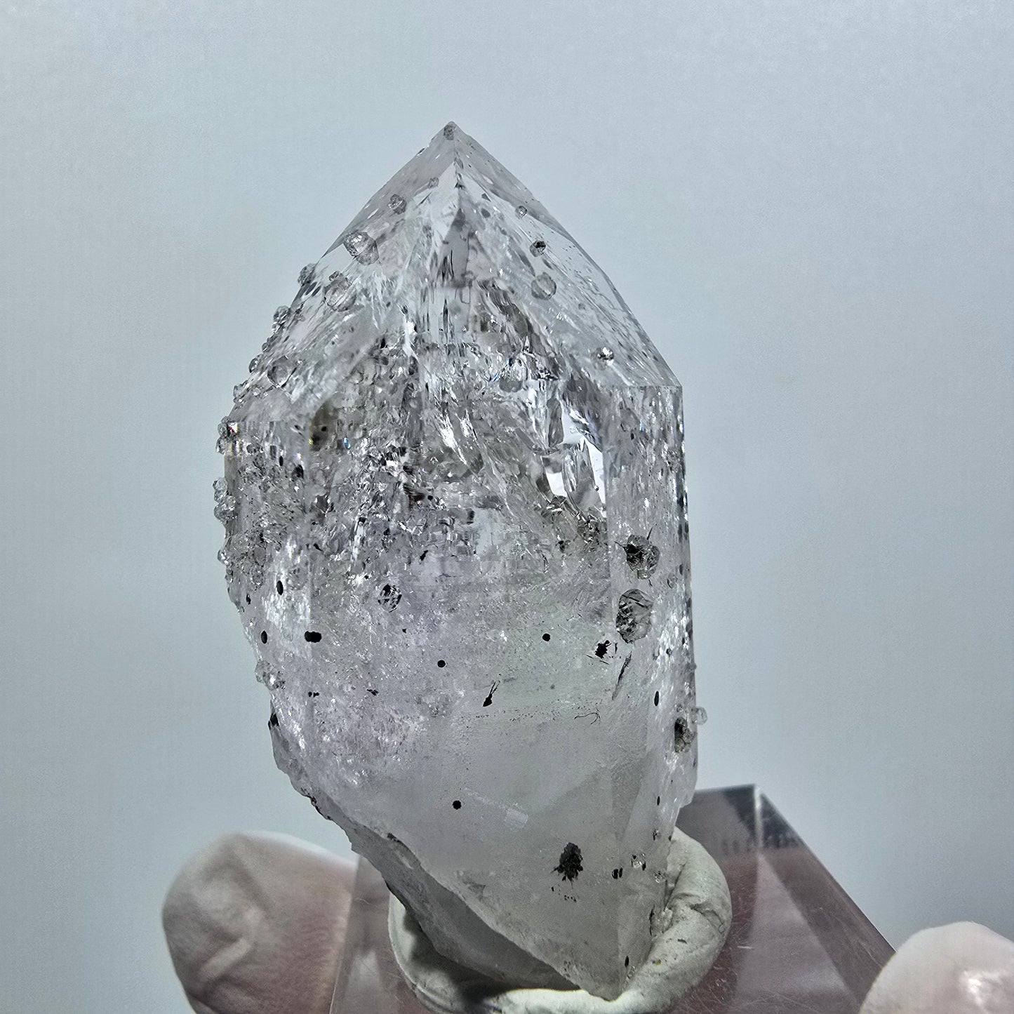 Enhydro Lemurian Phantom Amethyst, Analcime, Epidote Hematite Streep Mine Namibia 47*26*24mm #12637
