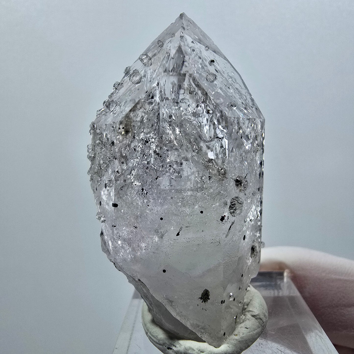 Enhydro Lemurian Phantom Amethyst, Analcime, Epidote Hematite Streep Mine Namibia 47*26*24mm #12637