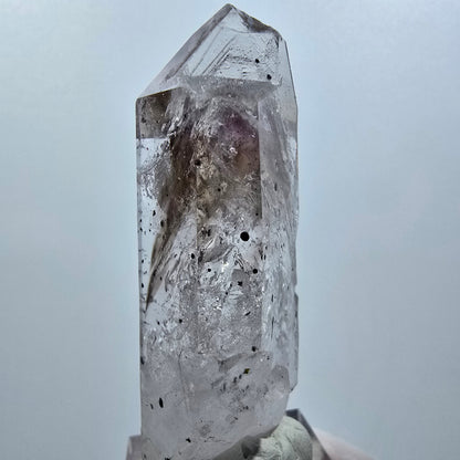 Enhydro Lemurian Phantom Skeletal Amethyst, Hematite 2x Bubble Streep Mine Namibia 59*22*22mm #12641