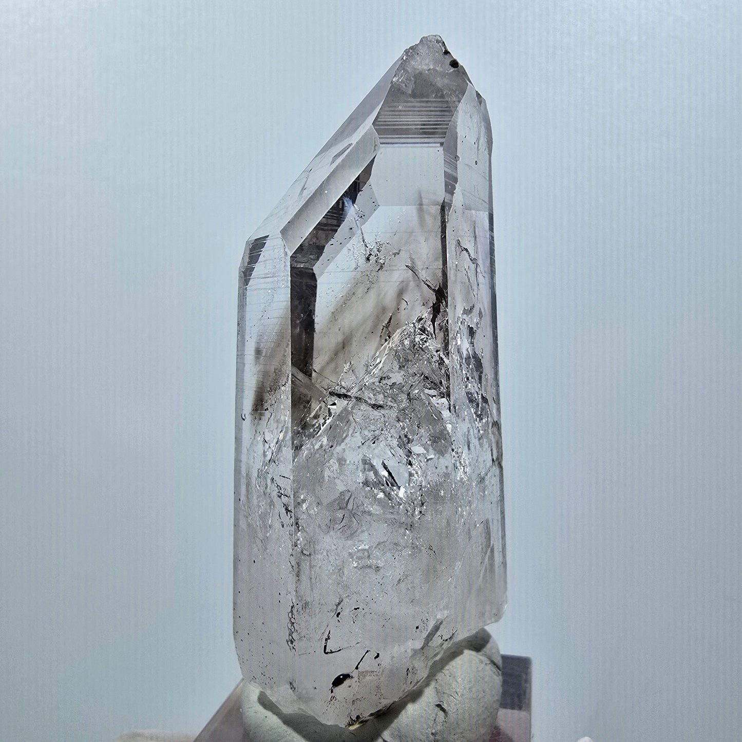 Enhydro Lemurian Phantom Amethyst, Hämatit, 3x Blase Streep Mine Namibia 62*24*20mm #12642