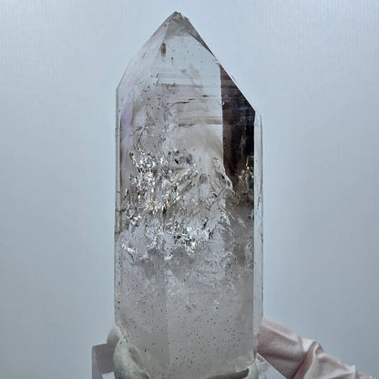 Enhydro Lemurian Phantom Amethyst, Hämatit, 3x Blase Streep Mine Namibia 62*24*20mm #12642