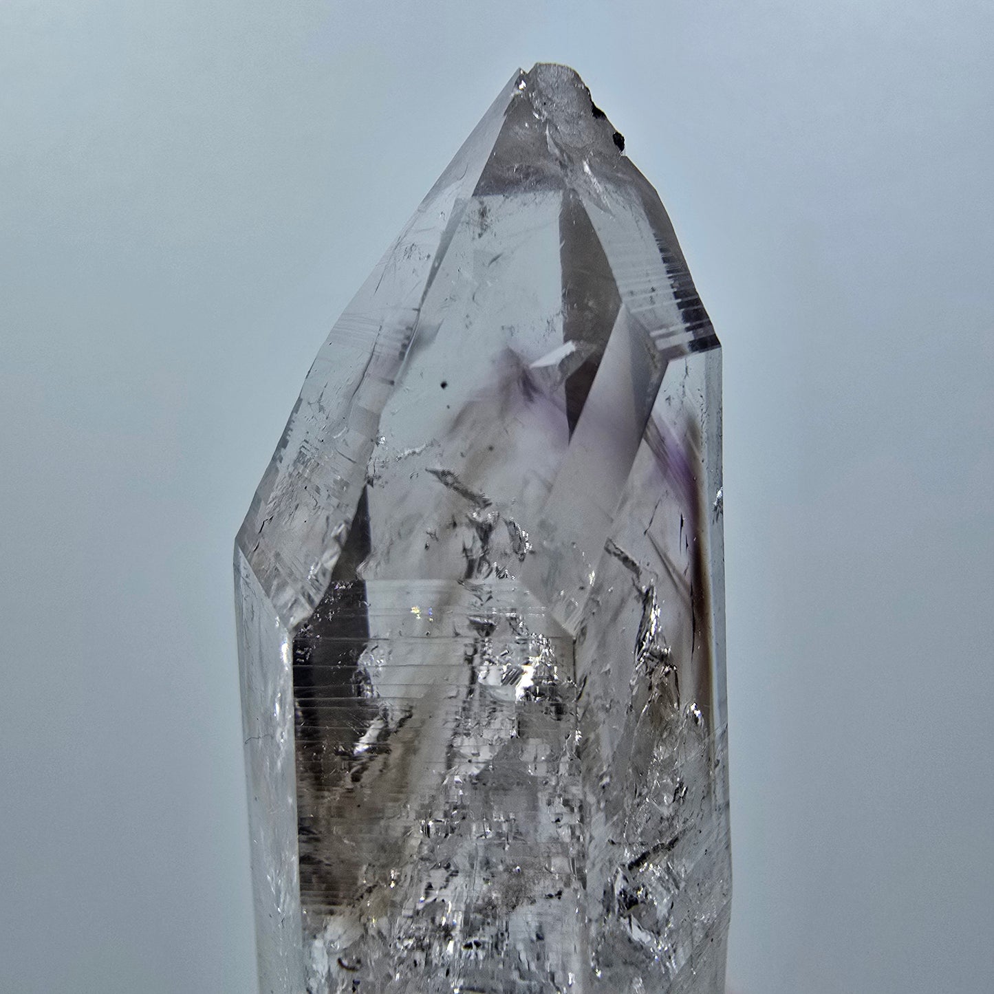 Enhydro Lemurian Phantom Amethyst, Hämatit, 3x Blase Streep Mine Namibia 62*24*20mm #12642