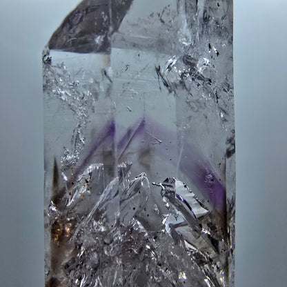 Enhydro Lemurian Phantom Amethyst, 2x Blase Streep Mine Goboboseb, Namibia 61*25*25mm #12653