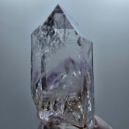 Enhydro Lemurian Phantom Amethyst, 2x Blase Streep Mine Goboboseb, Namibia 61*25*25mm #12653