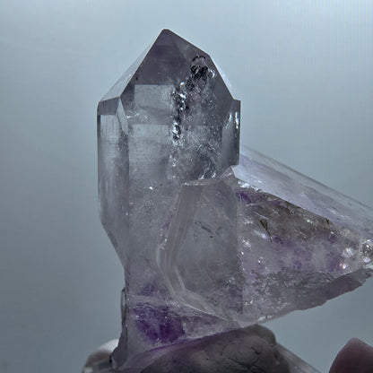 Skeleton Phantom Amethyst, Epidote Tip Streep Mine Goboboseb Namibia 50*50*25mm #12654