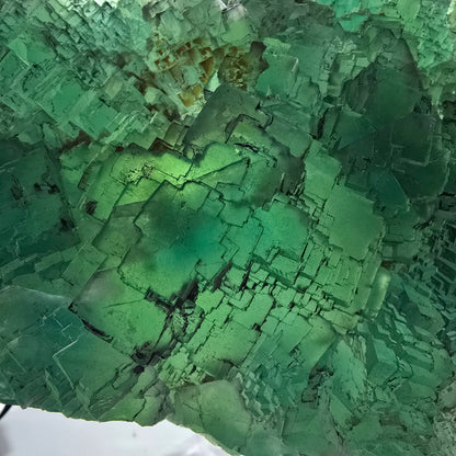 XXL Phantom Fluorite Cube Specimen, stepped, green Omehane, Namibia 200*180*80mm #12657