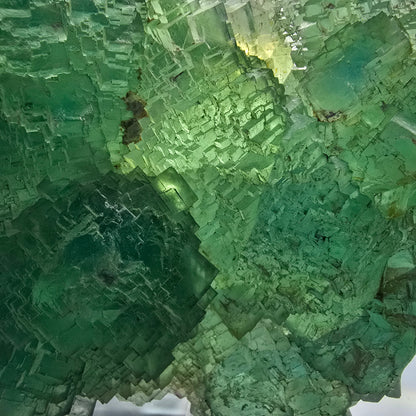 XXL Cube de Fluorite Phantom, étagé, vert Omehane, Namibie 200*148*45mm #12660