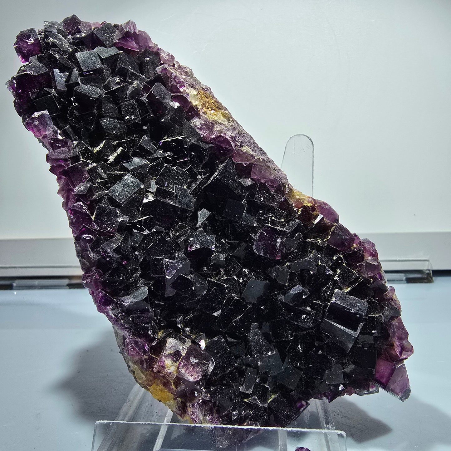 Large Phantom Fluorite Cube Specimen, purple Okorusu, Namibia 152*70*51mm #12665