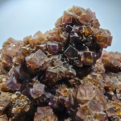 XXL Phantom Fluorite Cube Specimen, purple yellow Okorusu, Namibia 128*157*73mm #12677