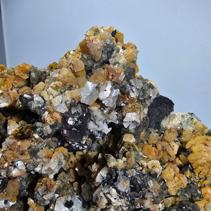 XXL Phantom Fluorite, Schorl Tourmaline, Hyalite Opal, Muscovite Erongo, Namibia 210*161*74mm #12681
