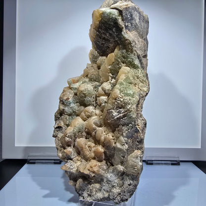 Fluorite fantôme XXL, plaque de calcite Erongo, Namibie 243*133*69mm #12682