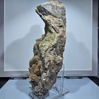 Fluorite fantôme XXL, plaque de calcite Erongo, Namibie 243*133*69mm #12682