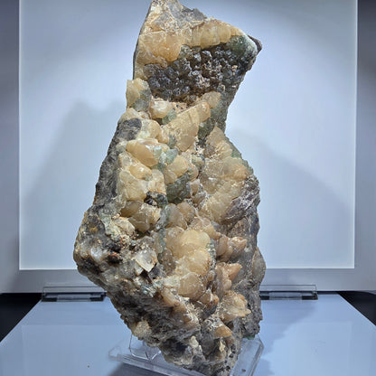 Fluorite fantôme XXL, plaque de calcite Erongo, Namibie 243*133*69mm #12682