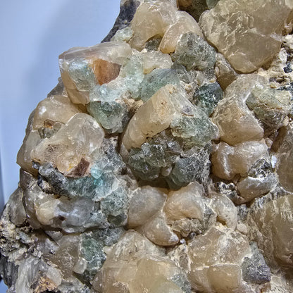 Fluorite fantôme XXL, plaque de calcite Erongo, Namibie 243*133*69mm #12682