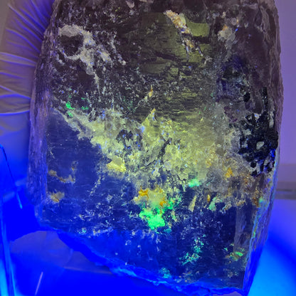 XXL Smoky Quartz, Fluorite, Schorl Tourmaline, Hyalite, Muscovite Erongo, Namibia 172*88*122mm #12684