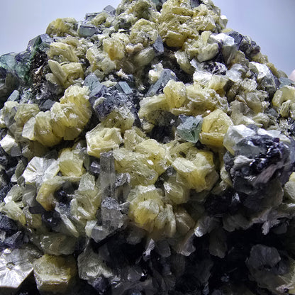 Fluorite XXL, quartz fumé, tourmaline schorl, hyalite, muscovite Erongo, Namibie 190*97*61mm #12686