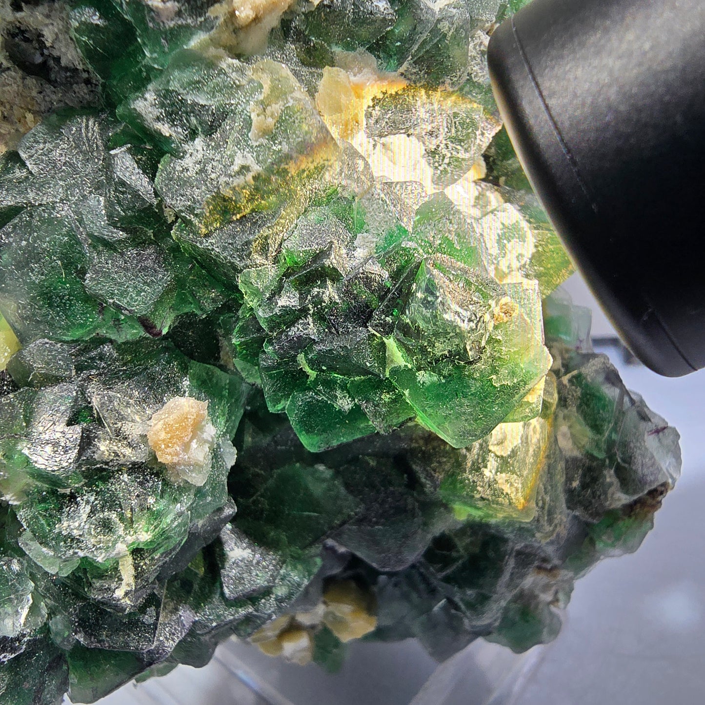 XXL Fluorite, Smoky Quartz, Schorl Tourmaline, Hyalite, Muscovite Erongo, Namibia 225*110*81mm #12687