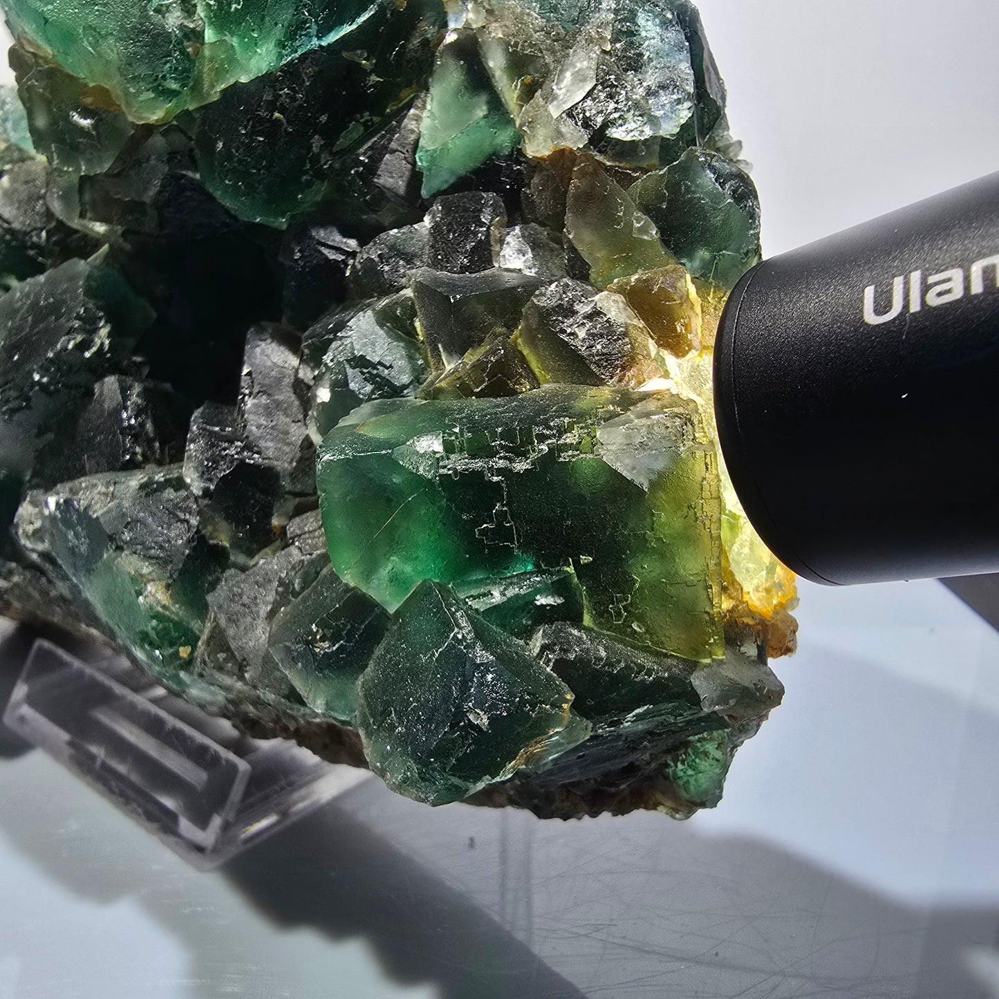 XXL Phantom Fluorite Cube Specimen, Green Tiled Okorusu, Namibia 173*123*80mm #12688