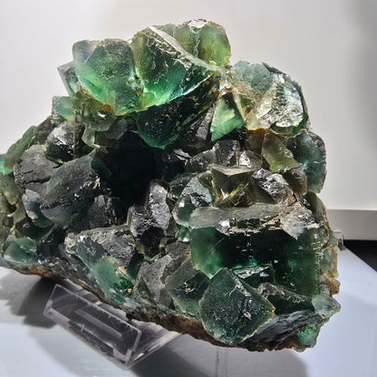 XXL Phantom Fluorite Cube Specimen, Green Tiled Okorusu, Namibia 173*123*80mm #12688