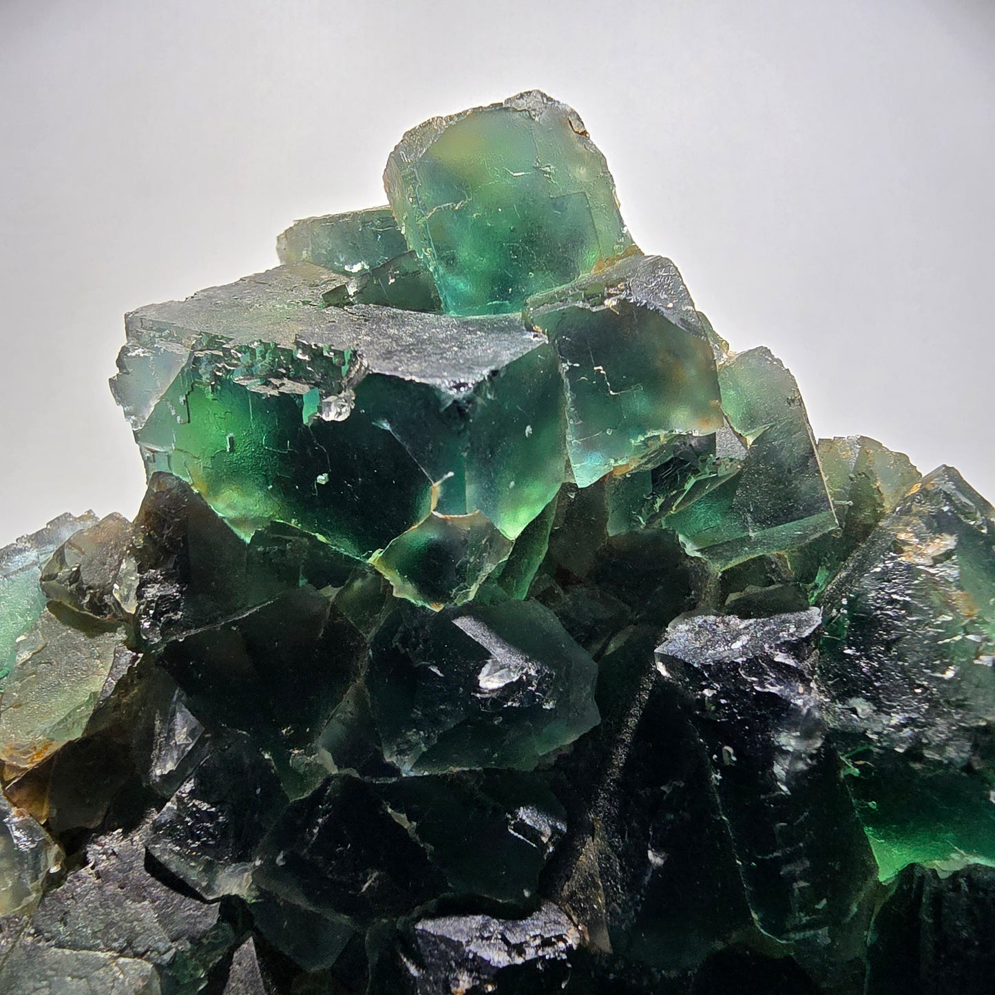 XXL Phantom Fluorite Cube Specimen, Green Tiled Okorusu, Namibia 173*123*80mm #12688